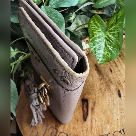 Chloé Paddington Taupe Lambskin Leather Long Wallet. - Picture 11 of 16